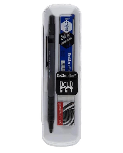 Scrikss Graph-X Antrasit 0.7 Versatil 3’lü Set ürün görseli 1
