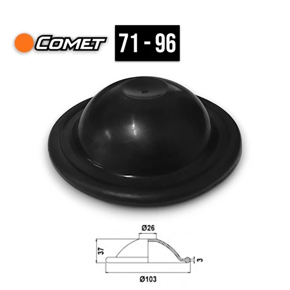 HAVA KABI MEMBRAN LASTİK COMET TİPİ C71-96-145 ürün görseli 1
