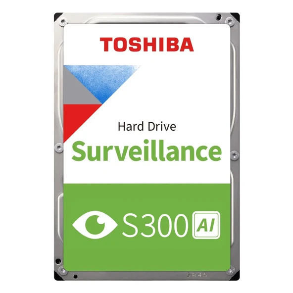Toshiba S300 AI MG10ADA10TE-V 10TB 7200RPM 512MB 3.5" SATA Harddisk ürün görseli 1