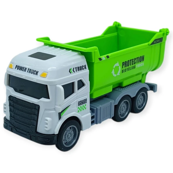 Temizlik Araçları Serisi - Sürtmeli Kamyon 12 cm  - 3626 ürün görseli 1