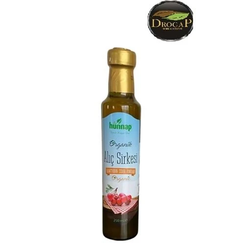 HÜNNAP ORGANİK ALIÇ SİRKESİ 250ML CAM ürün görseli 1