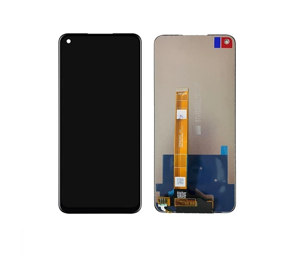 Oppo Realme 6  / Realme  7 / Realme 7i Uyumlu Lcd Ekran Çitasız Siyah ürün görseli 1