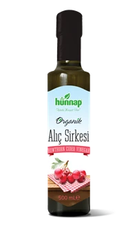 HÜNNAP ORGANİK ALIÇ SİRKESİ 500ML CAM ürün görseli 1