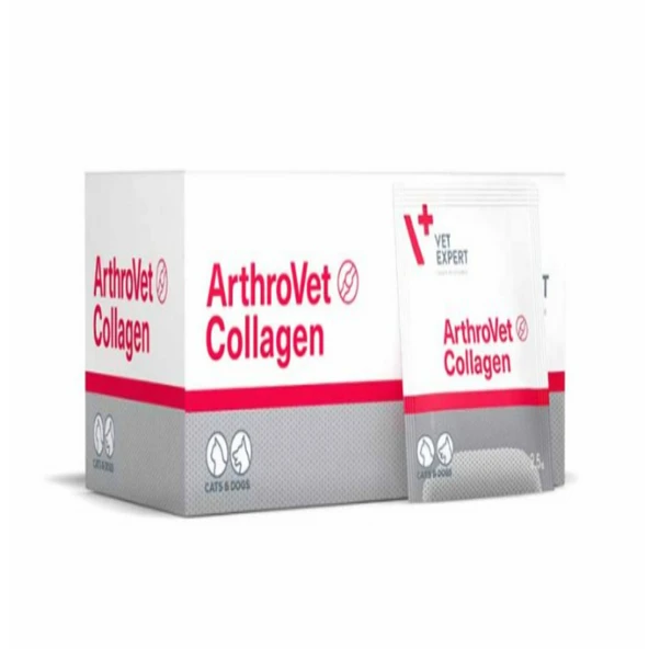Vet Expert Arthrovet Collagen 60 Şase  Kedi ve Köpek İçin Eklem & Kıkırdak Yenileyici Toz ürün görseli 1