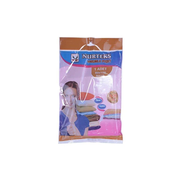 Nurteks Vakumlu Poşet 80X100 ürün görseli 1