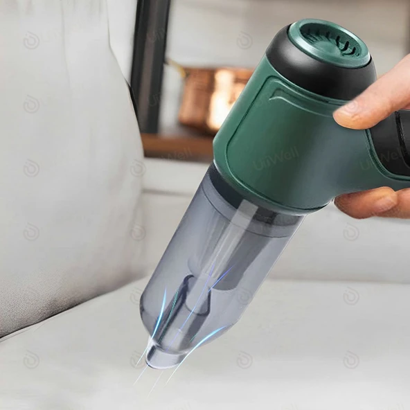 Air Blower Araba Süpürgesi Yeşil - Resim 2