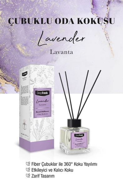 Çubuklu Oda Kokusu Lavanta 100 ml - Resim 2