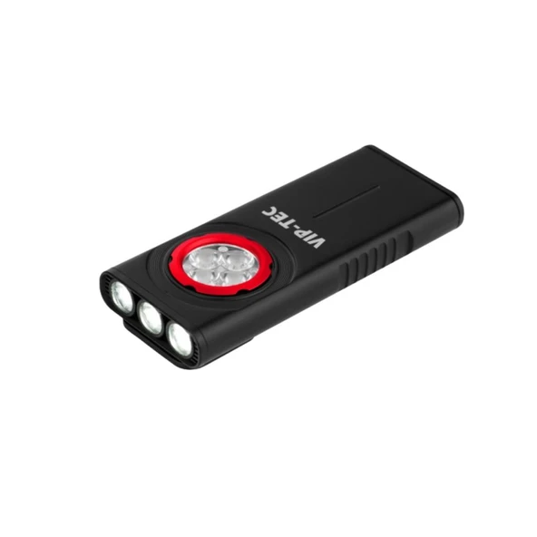 Vip-Tec Vt891203 1000 Lümen Şarjlı Alüminyum Gövde Slim Cep Feneri ürün görseli 1