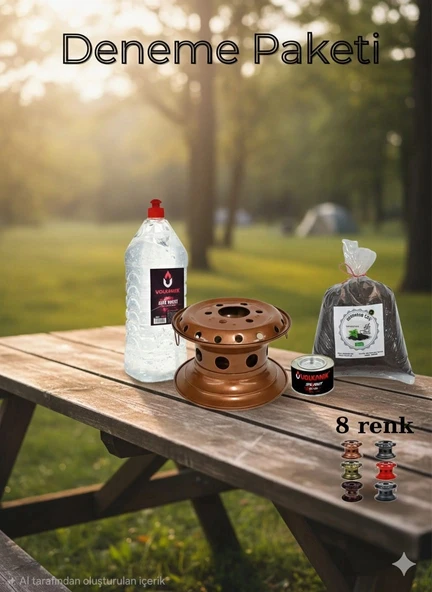 Osmanlı Kamp Ocağı Avantaj Paketi - Reşo Ocak + Yakıt + 500g Çay ürün görseli 1