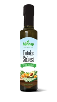 HÜNNAP DETOX SİRKESİ 500ML CAM ürün görseli 1