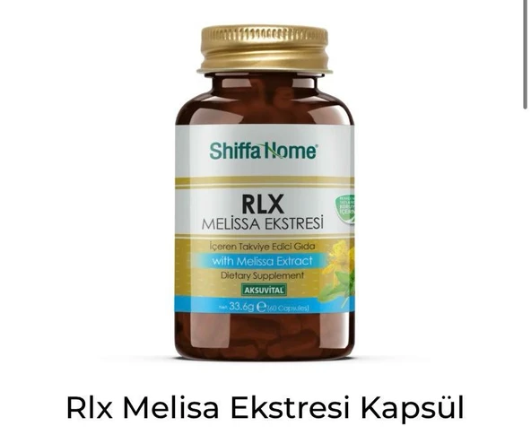 Shiffa Home RLX Melisa Ekstresi 60 Kapsül ürün görseli 1