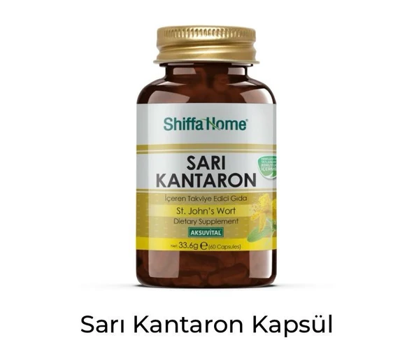Shiffa Home Sarı Kantaron  60 Kapsül ürün görseli 1