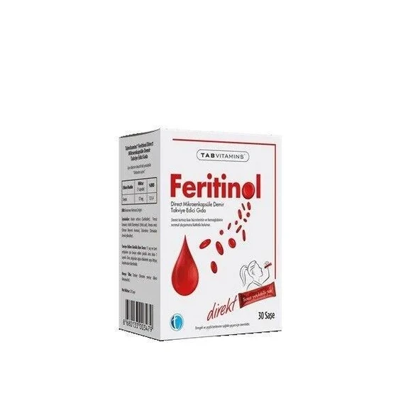 Tab Vitamins Feritinol 30 Direkt Saşe ürün görseli 1