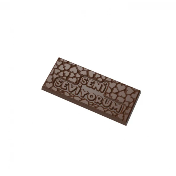 Polikarbon Tablet Çikolata Kalıbı 51 Gr. | Cm-3747 ürün görseli 1