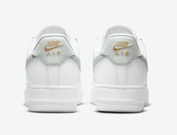 Nike Air Force 1 Low White Grey Gold - Resim 4