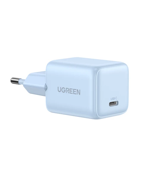 UGREEN 20W GaN Hızlı Şarj Cihazı Type-C QC PD 1xUSB-C, Mavi, 55555 ürün görseli 1
