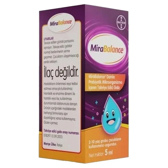 Bayer Mirabalance Probiyotik Damla 5 ml ürün görseli 1