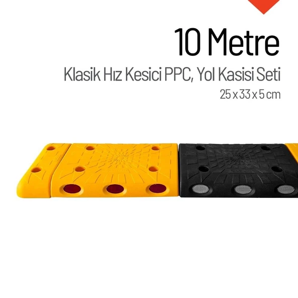 10 Metre Hız Kesici Set | Kapaklı Yol Kasisi Uygulaması ürün görseli 1
