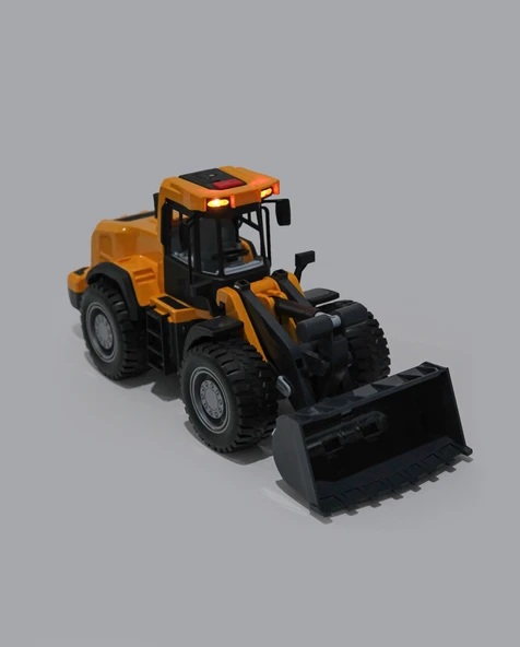 Sesli ve Işıklı Buldozer - Resim 7