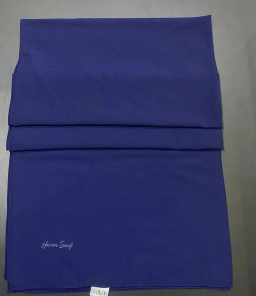 HAREM SCARF İNCİLA ŞAL-LACİVERT ürün görseli 1