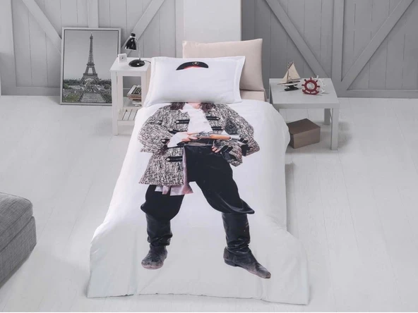 Clasy Dijital 3 Boyutlu Tek Kişilik Nevresim Takımı Korsan V1 Genç Desen ürün görseli 1