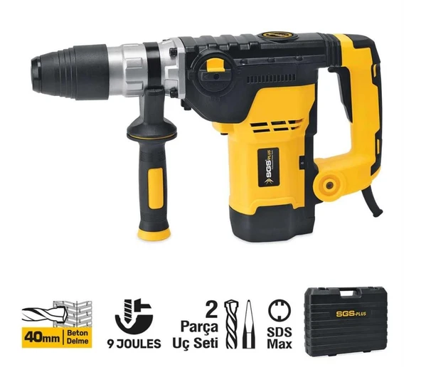 Sgs Kırıcı-Delici Matkap 1250w 40mm 9kg 9 Joules ürün görseli 1