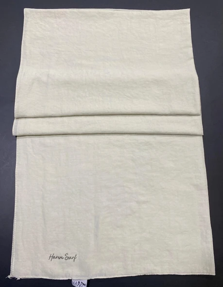 HAREM SCARF İNCİLA ŞAL-TAŞ RENGİ ürün görseli 1