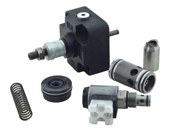 Parker Kapaklı Mantık Valfi ve Hydac Pilot Valf Komple Set Parker C025BN10N10 + Hydac Solenoid Valf ürün görseli 1