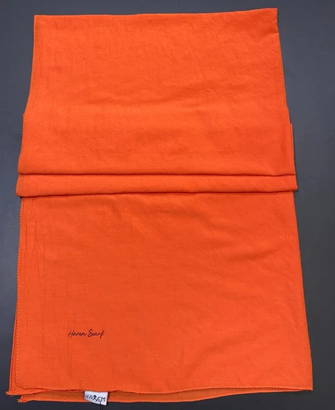 HAREM SCARF İNCİLA ŞAL-ORANJ RENGİ ürün görseli 1
