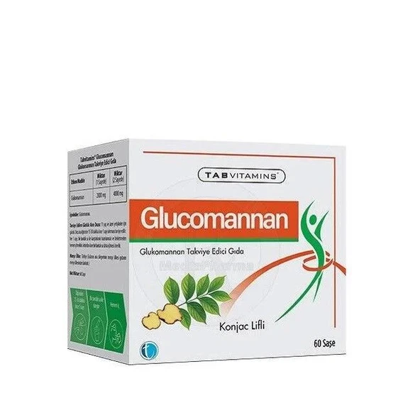 Tab Vitamins GLUCOMANNAN 60 Saşe ürün görseli 1