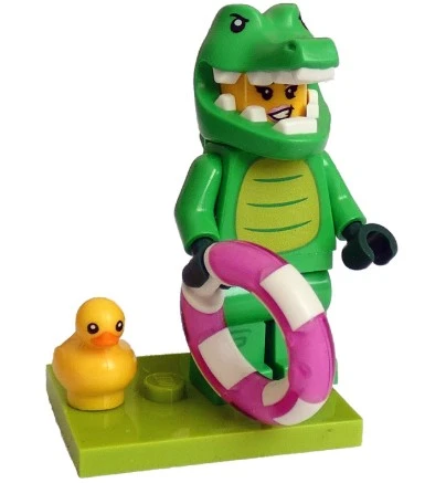 Lego Minifigür 71051 Seri 28 - 08 Crocodile Costume ürün görseli 1