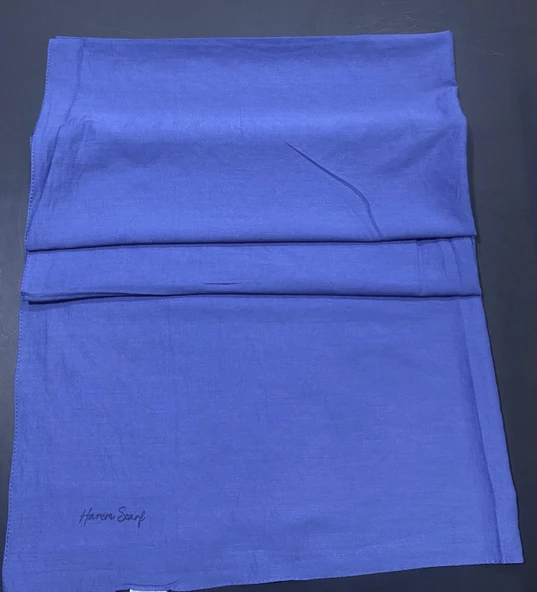 HAREM SCARF İNCİLA ŞAL-KOYU İNDİGO ürün görseli 1