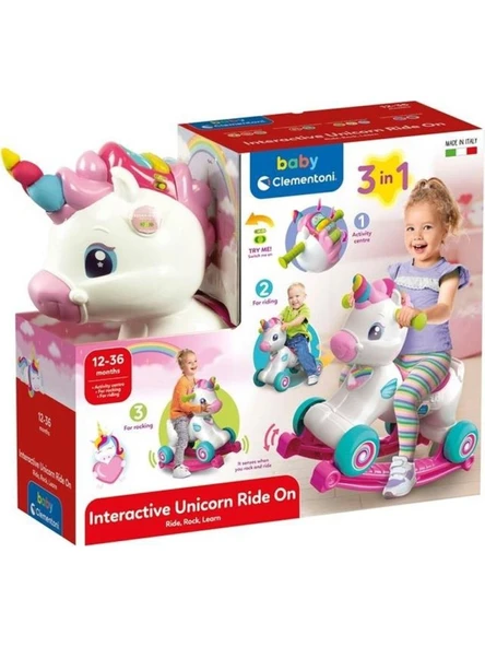 Clementoni Interaktif Unicorn 3'ü 1 Arada 17883 - Resim 2