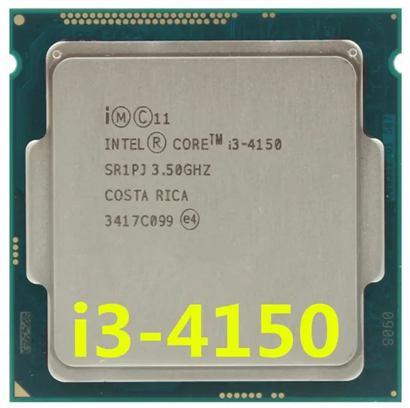 Intel Core i3 4150 Soket 1150 3.5GHz 3MB Cache 22nm İşlemci - Tray (2EL) ürün görseli 1