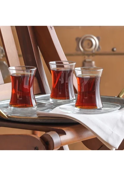 Lav Zen Cam Çay Seti 170 ml ürün görseli 1