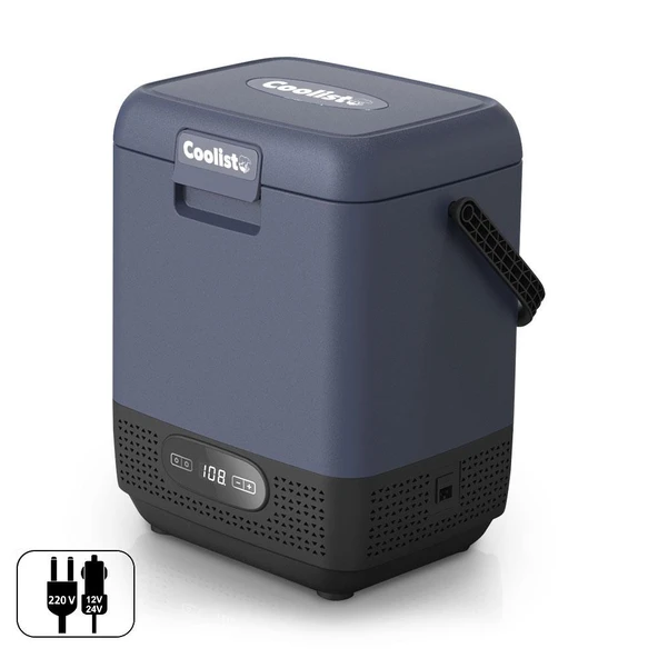 Coolist CLK12 12/24Volt/ 220Volt 12 Litre Taşınabilir Kompresörlü Oto Buzdolabı ürün görseli 1