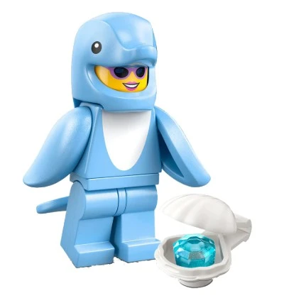 Lego Minifigür 71051 Seri 28 - 09 Dolphin Costume ürün görseli 1