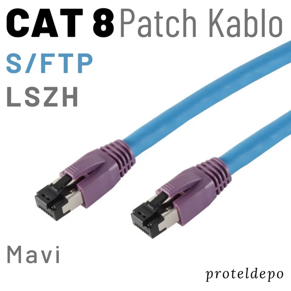 IRENIS CAT8 Kablo S/FTP LSZH Ethernet Network LAN Ağ Kablosu ürün görseli 1