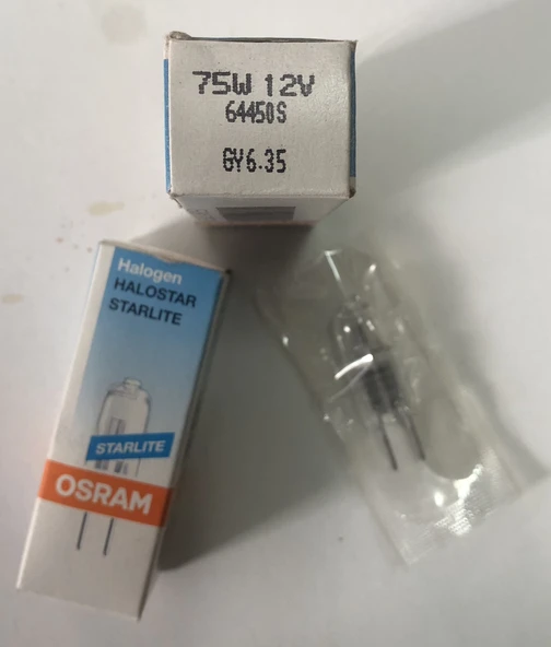 OSRAM HALOGEN HALOSTAR STARLITE 75W 12V 64450 S G6,35 ürün görseli 1