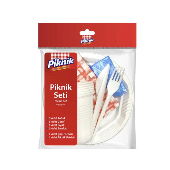 Piknik Ekonomik Piknik Seti 6'lı ürün görseli 1
