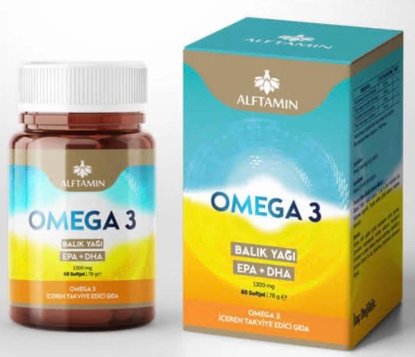 Alftamin Omega 3 Balık Yağı 60 Tablet ürün görseli 1