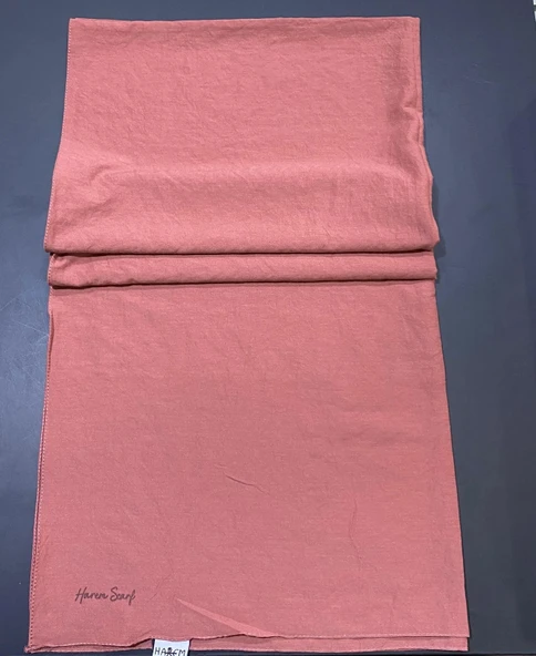HAREM SCARF İNCİLA ŞAL-KOYU GÜL ürün görseli 1