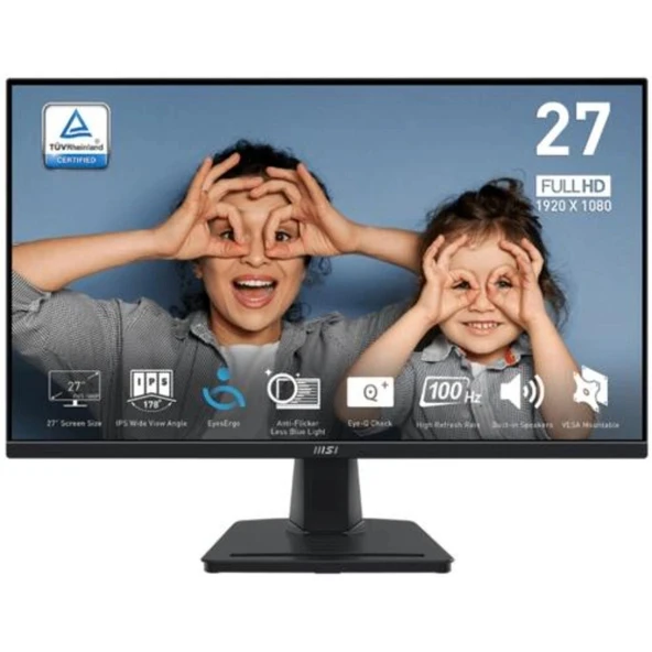 MSI PRO MP275 27" 1 ms Full HD IPS 100 Hz Monitör ürün görseli 1