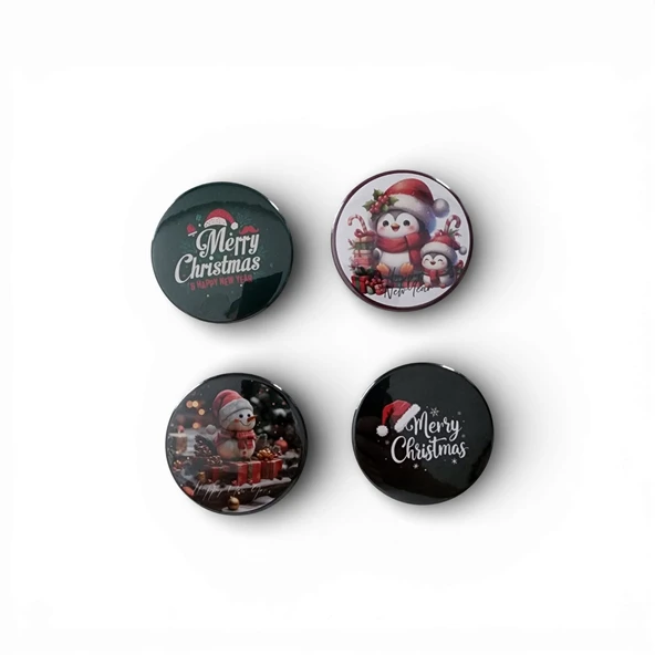 Yılbaşı Buzdolabı Magnet Seti No: 2 - Resim 3