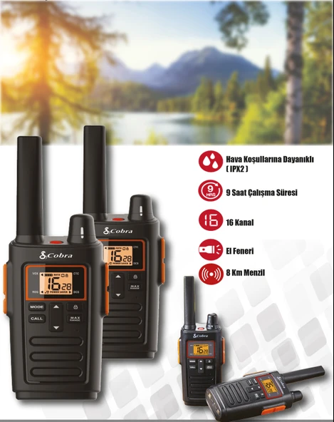 ASELSAN COBRA RX-380 PMR EL TELSİZİ 8