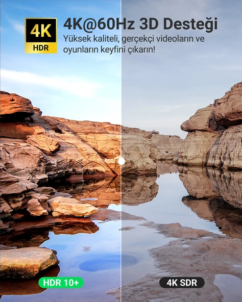 UGREEN 90 Derece HDMI to HDMI Dönüştürücü, 20109
