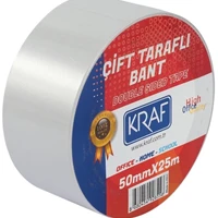 Kraf Çift Taraflı Bant 50Mmx25M 2550G 24 Adet ürün görseli 1