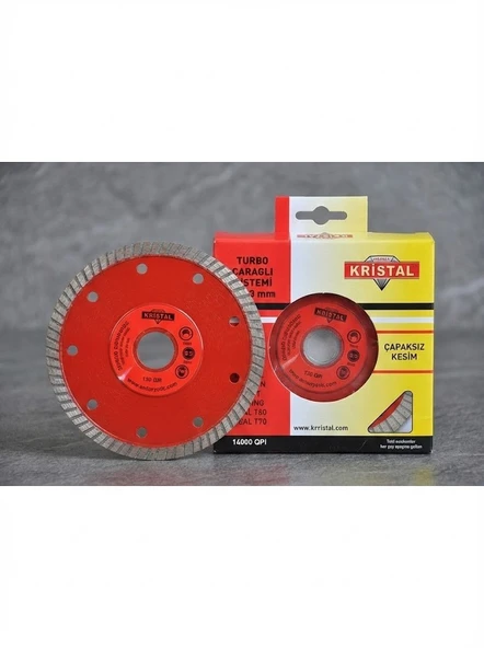 Kristal Çapaksız Turbo Seramik Kesici 115 mm Kod:33450 ürün görseli 1
