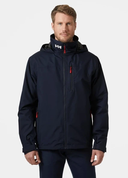 Helly Hansen Crew Hooded Midlayer Erkek Mont  Navy - Resim 2
