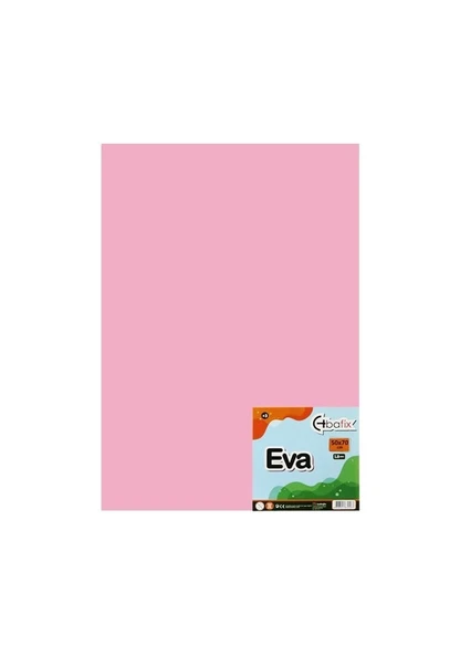 Bafix Eva Düz Renk 50x70 Açık Pembe ürün görseli 1